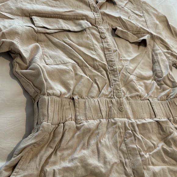 Abercrombie & Fitch Linen Blend Romper - Picture 7 of 11